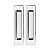Ручка для раздвижных дверей SH.SLQ152.010 (Soft LINE SLQ-010) CP хром