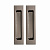 Ручка для раздвижных дверей SH.SLQ152.010 (Soft LINE SLQ-010) GR графит