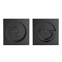 Ручка поворотная для раздвижных дверей SH.QUADRO55.BK8 BL-26 черный