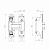 Петля скрытой установки U3D4100.VPG SC мат. хром TECH