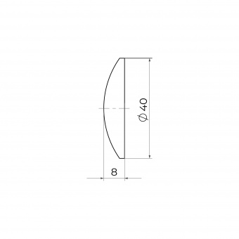 Демпфер настенный DSW-40 INV прозрачный