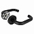 Ручка раздельная R.DSS201-0203/19 (8х110 мм) (INOX 201) BLACK