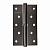 Петля съемная IN5430SR-BL GR правая (413/BL-5 125x75x2,5)  графит БЛИСТЕР