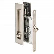 Защелка с ручками для раздвижных дверей SH.SLQ152.011 (Soft LINE SLQ-011) SN мат.никель